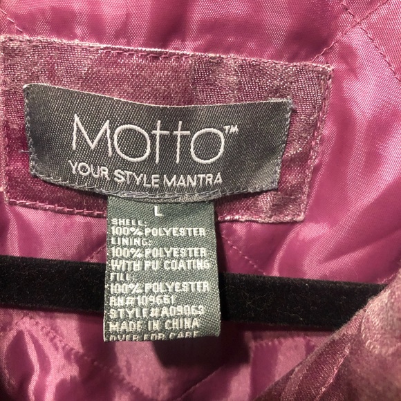 MOTTO your style mantra jacket - Picture 9 of 9